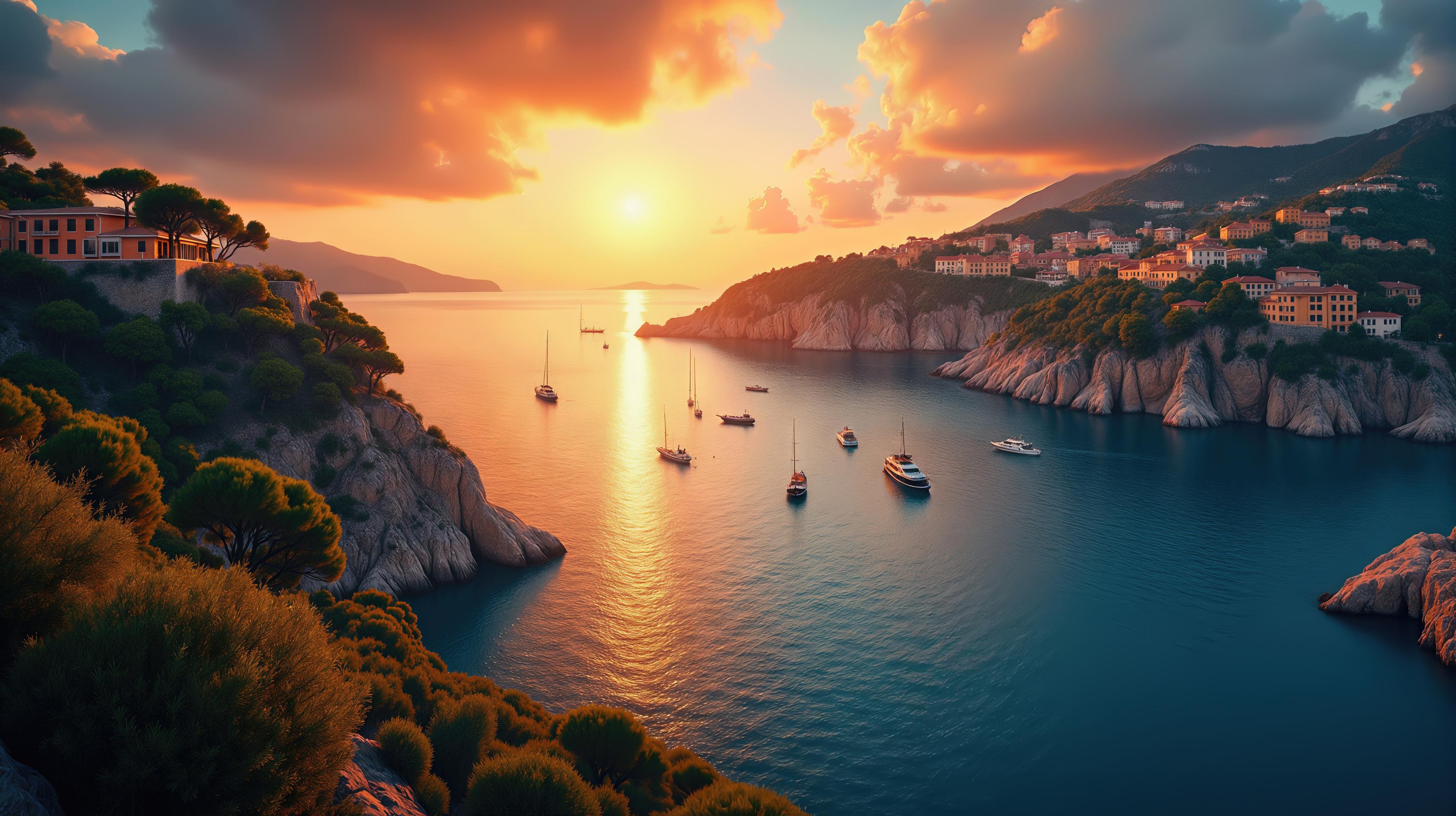 Ultra Yacht Week Croatia – sunset on the Adriatic